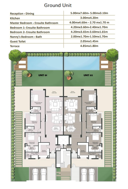 Floor plan for apartment at The Crown