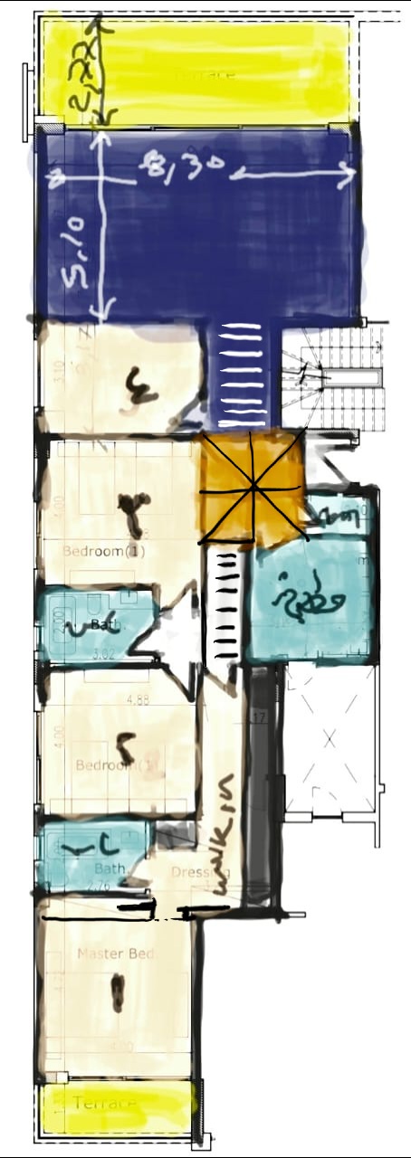 Floor plan for apartment at Lake View Residence