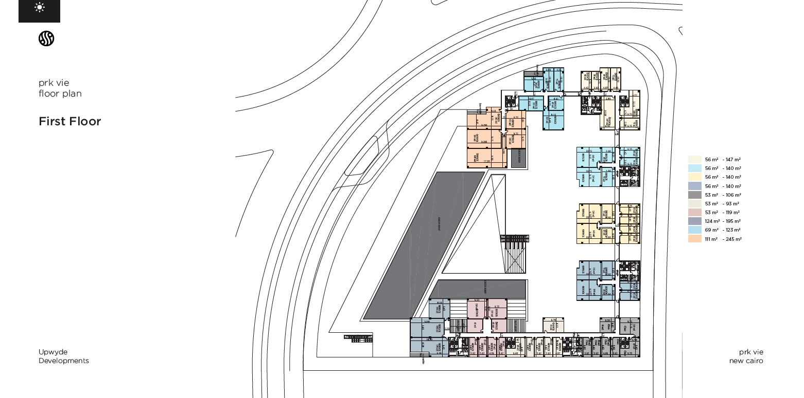 Floor plan for  at Prk Vie