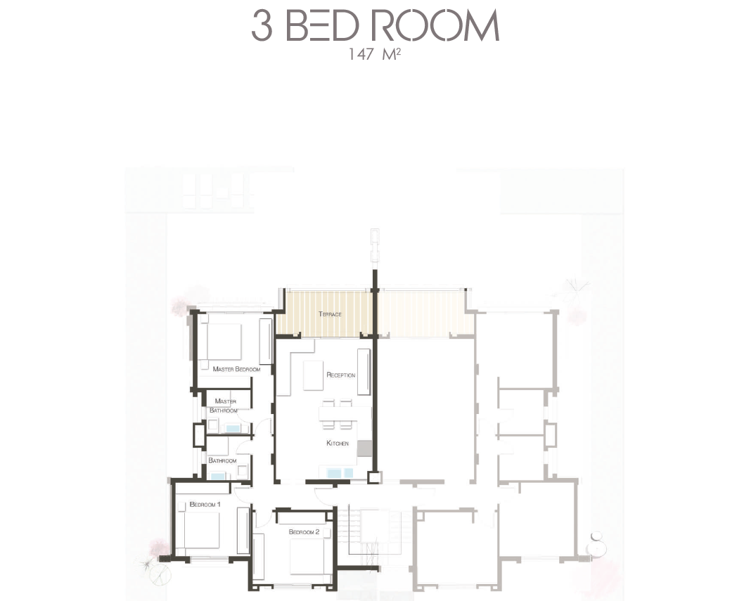 Floor plan for chalet at Gaia