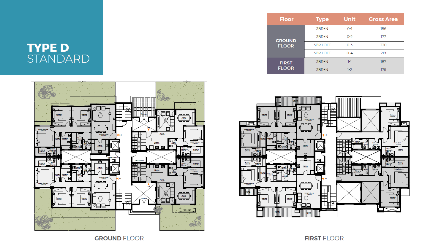 Floor plan for apartment at O West Orascom