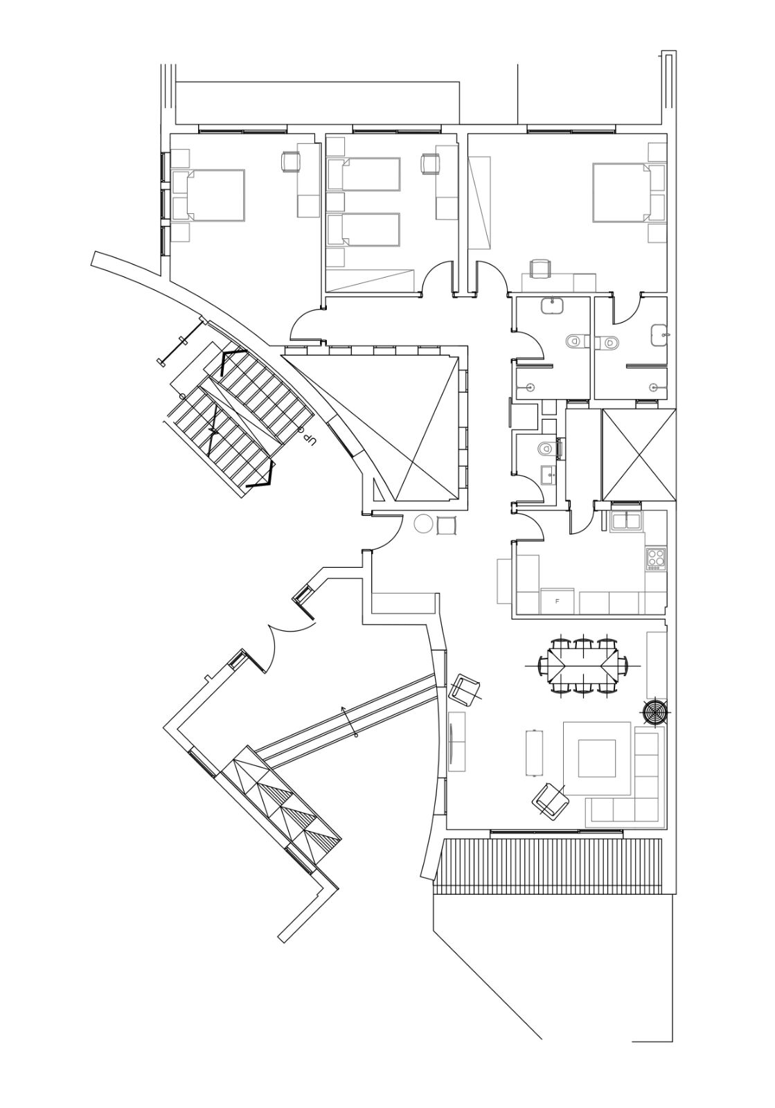 Floor plan for apartment at Pyramid Hills