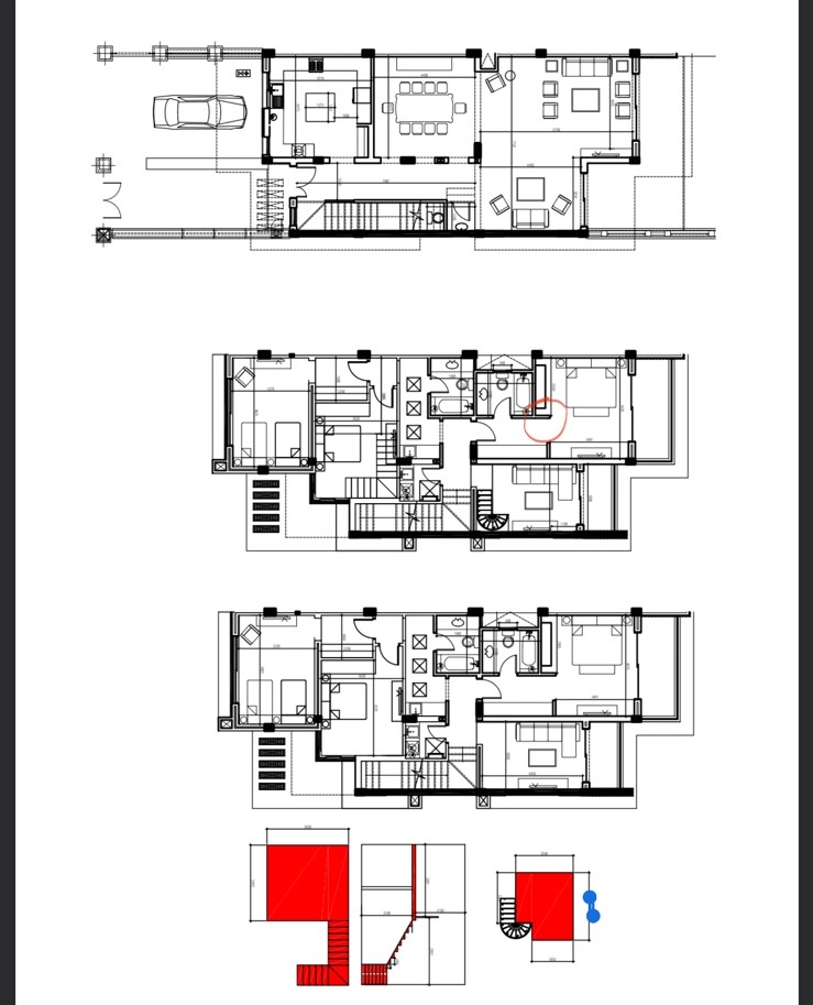 Floor plan for townhouse at New Giza