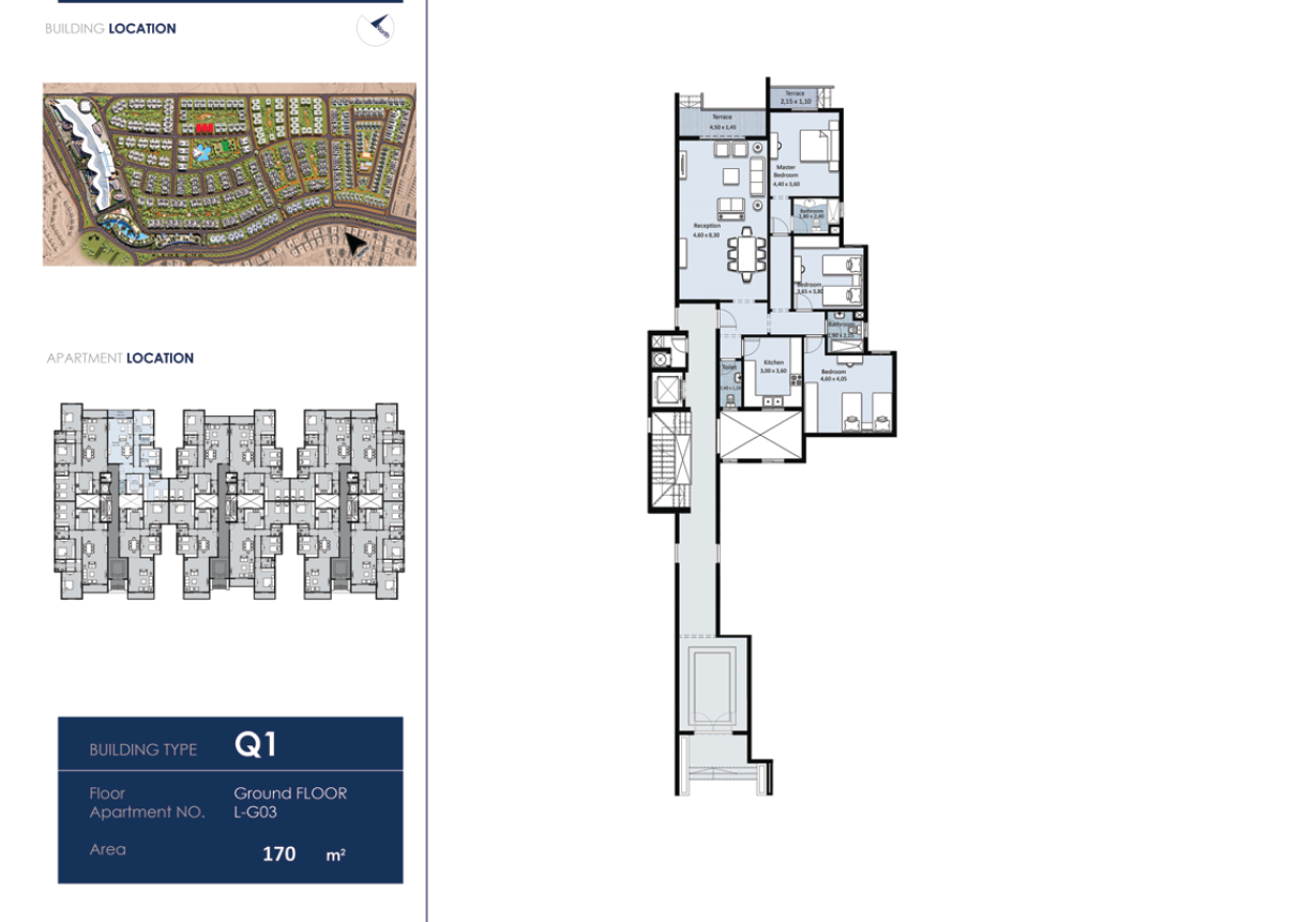 Floor plan for apartment at Fifth Square Al Marasem