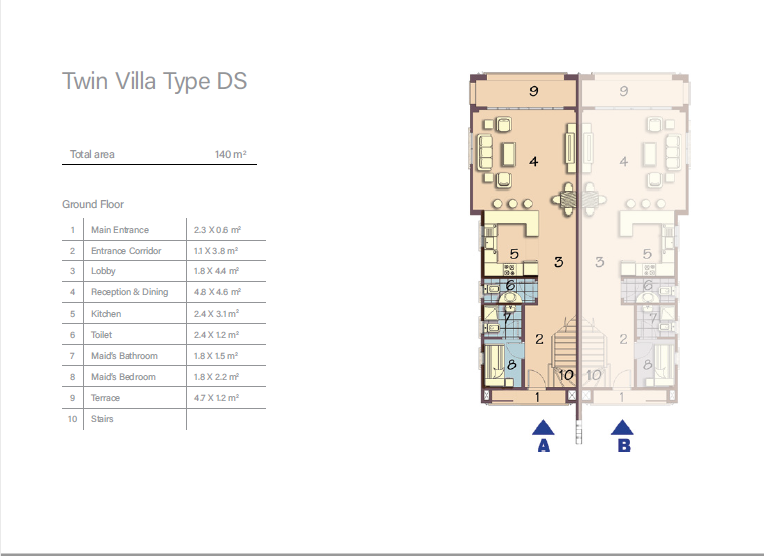 Floor plan for  at Telal Sokhna