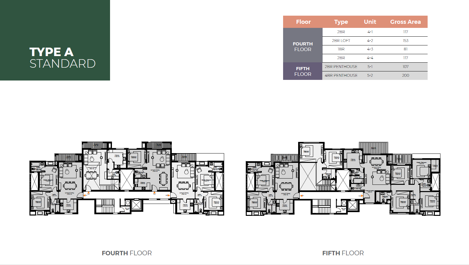 Floor plan for penthouse at O West Orascom