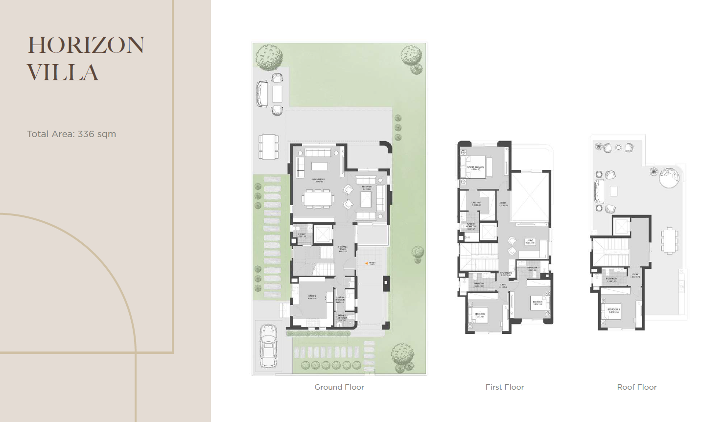 Floor plan for villa at O West Orascom