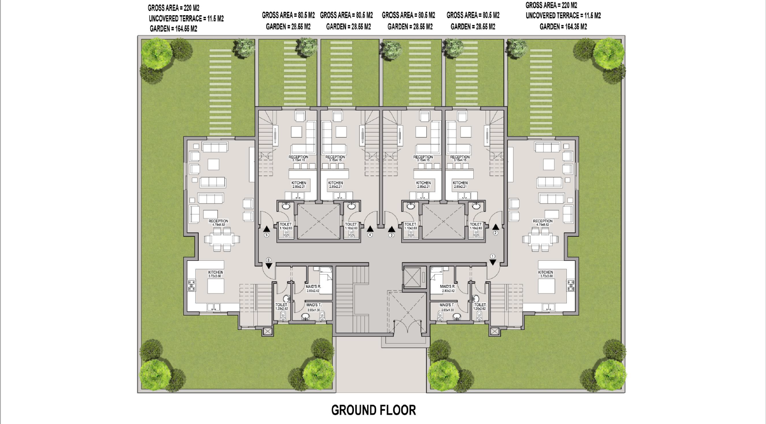 Floor plan for apartment at Taj City