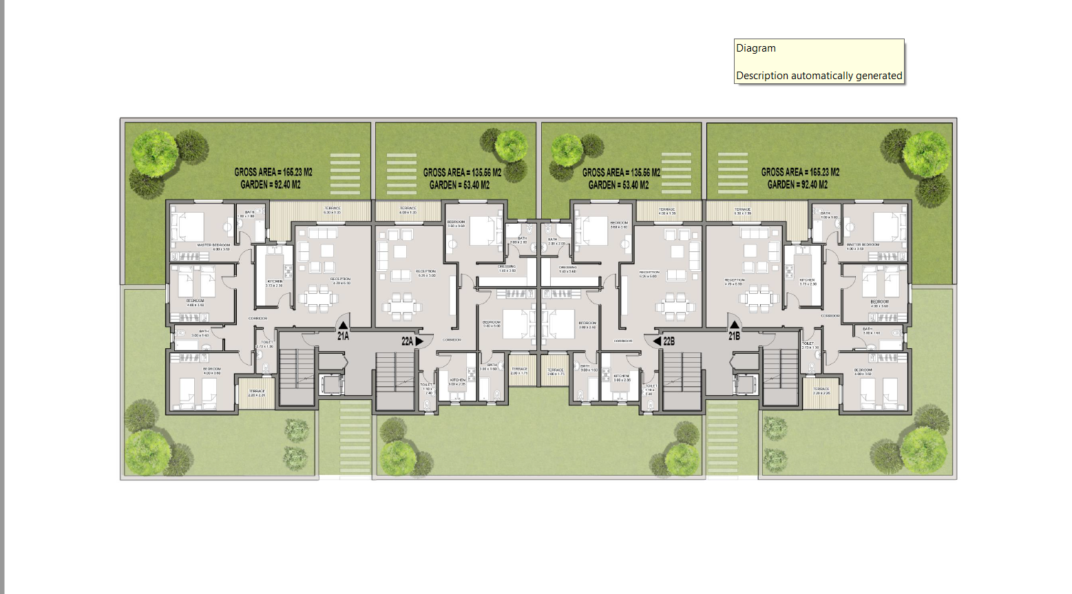 Floor plan for apartment at Taj City