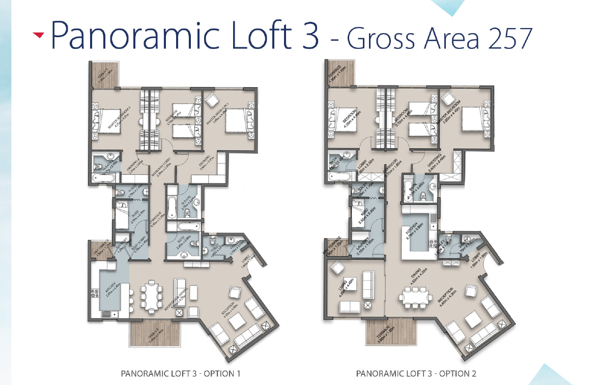Floor plan for apartment at The Loft