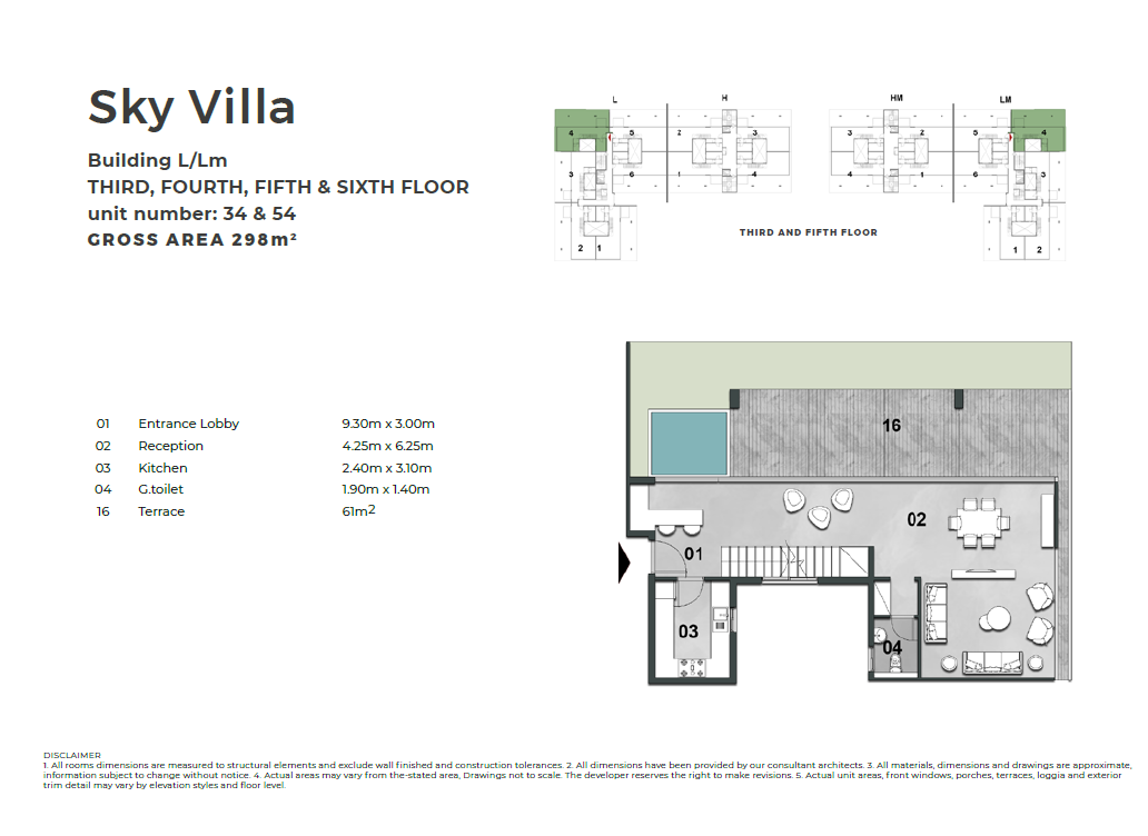 Floor plan for apartment at Il Bosco City