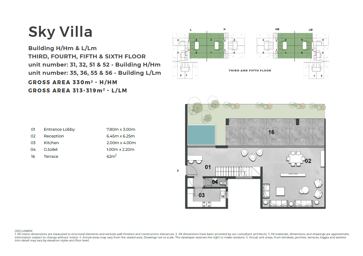 Floor plan for apartment at Il Bosco City