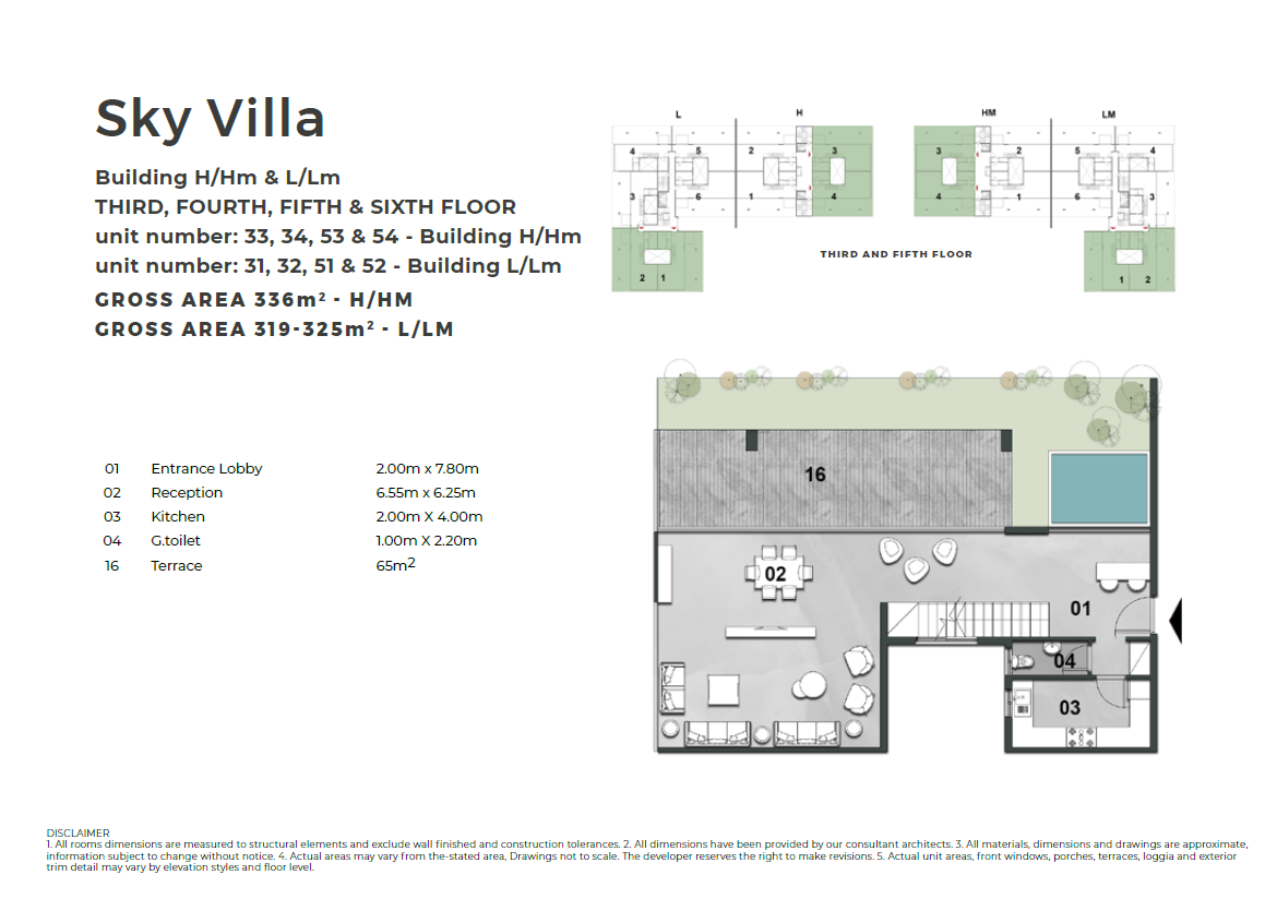 Floor plan for apartment at Il Bosco City