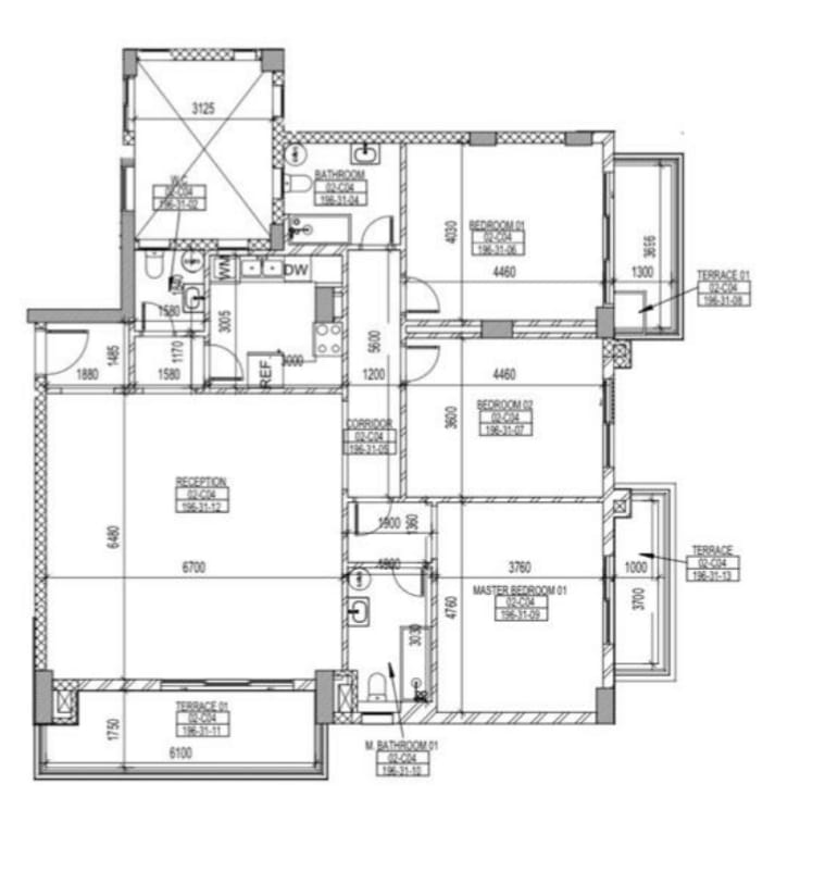 Floor plan for apartment at Swanlake Residences