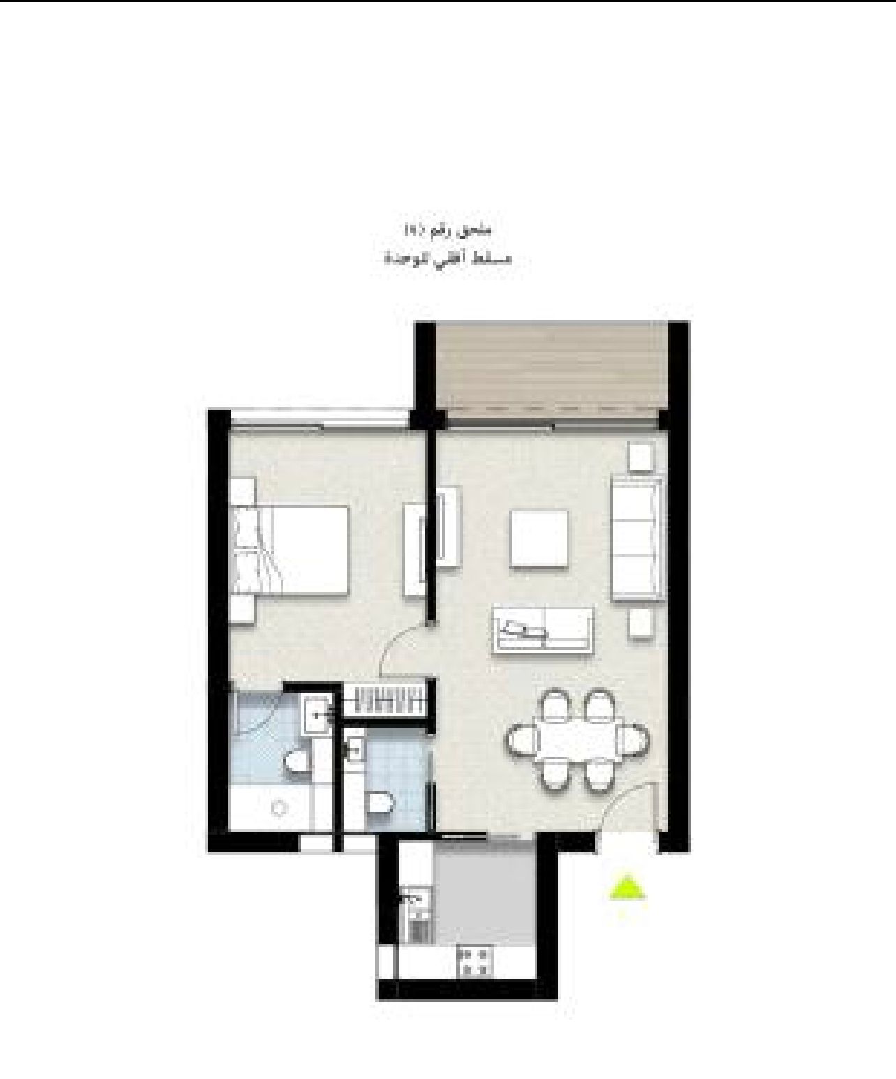 Floor plan for apartment at ZED East