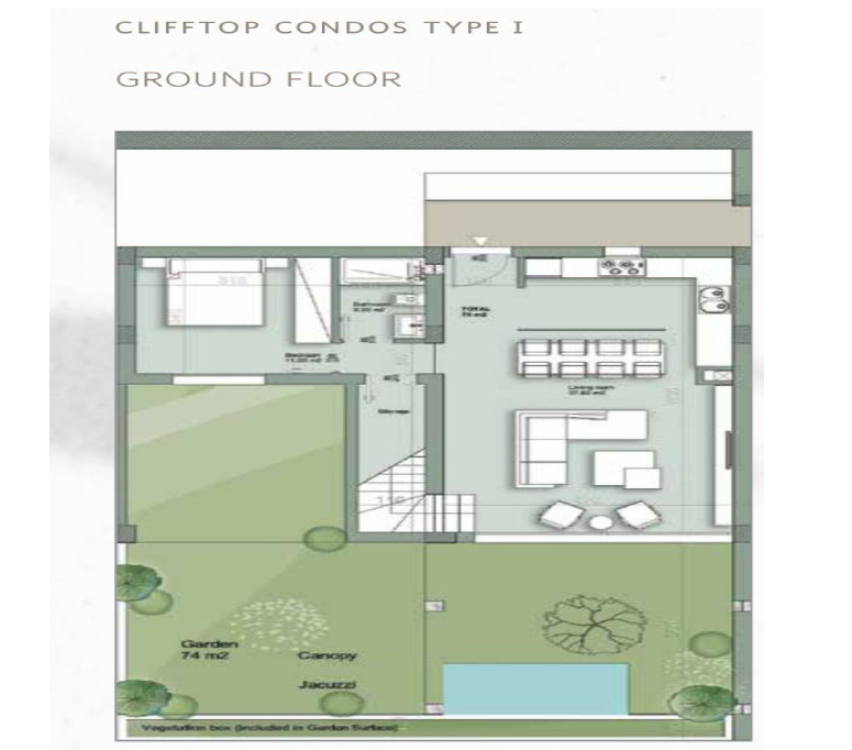 Floor plan for chalet at Il Monte Galala
