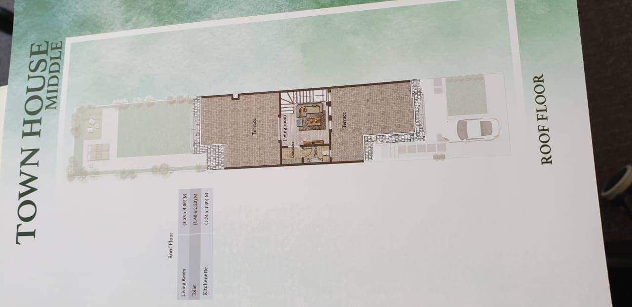 Floor plan for townhouse at L’Avenir