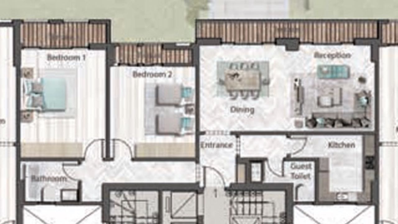 Floor plan for apartment at Green Square