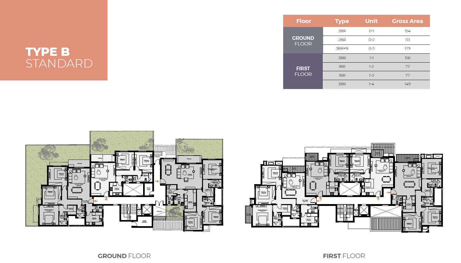 Floor plan for apartment at O West Orascom