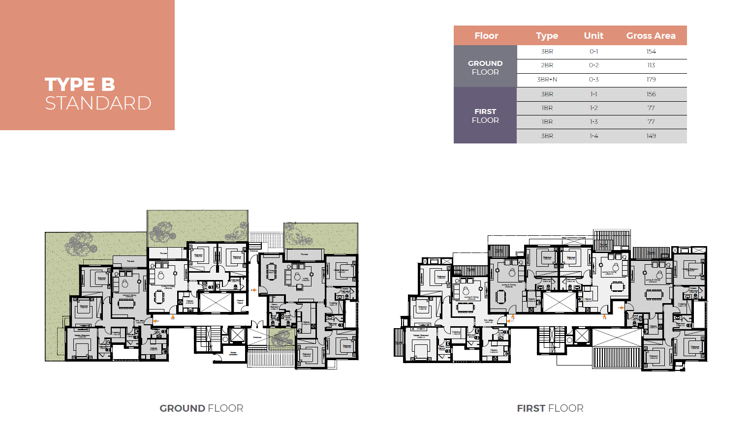 Floor plan for apartment at O West Orascom