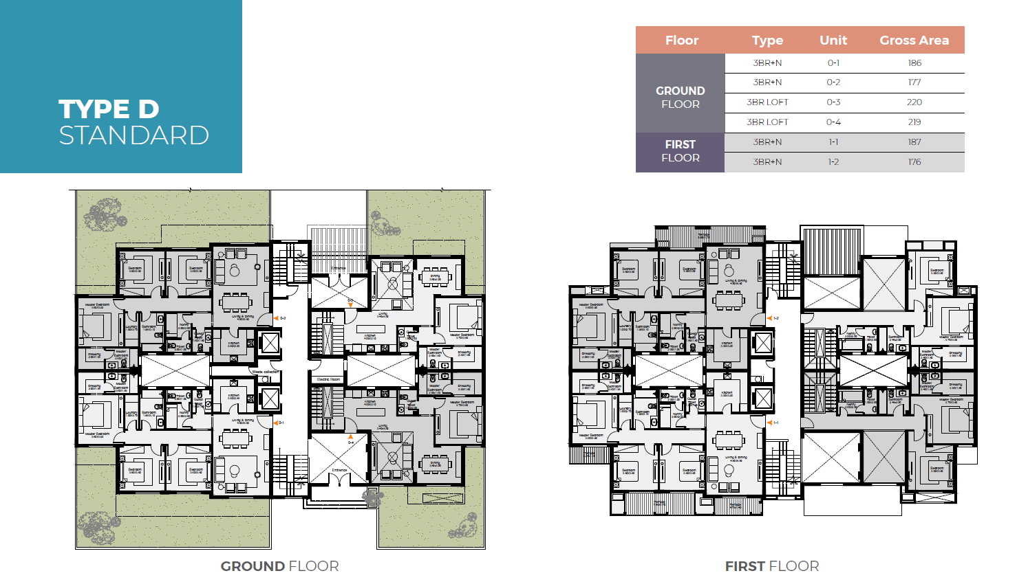 Floor plan for apartment at O West Orascom