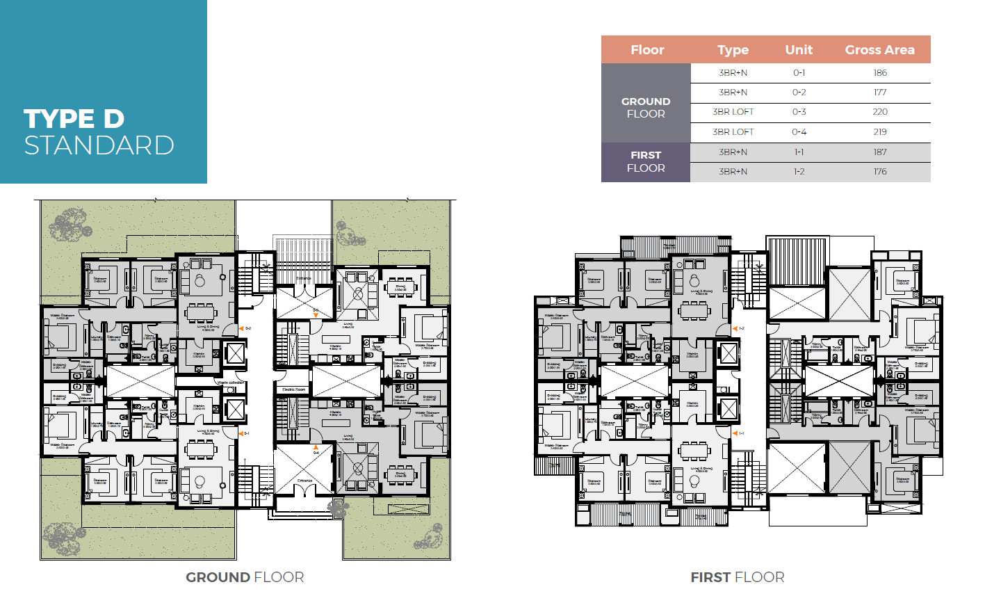 Floor plan for apartment at O West Orascom