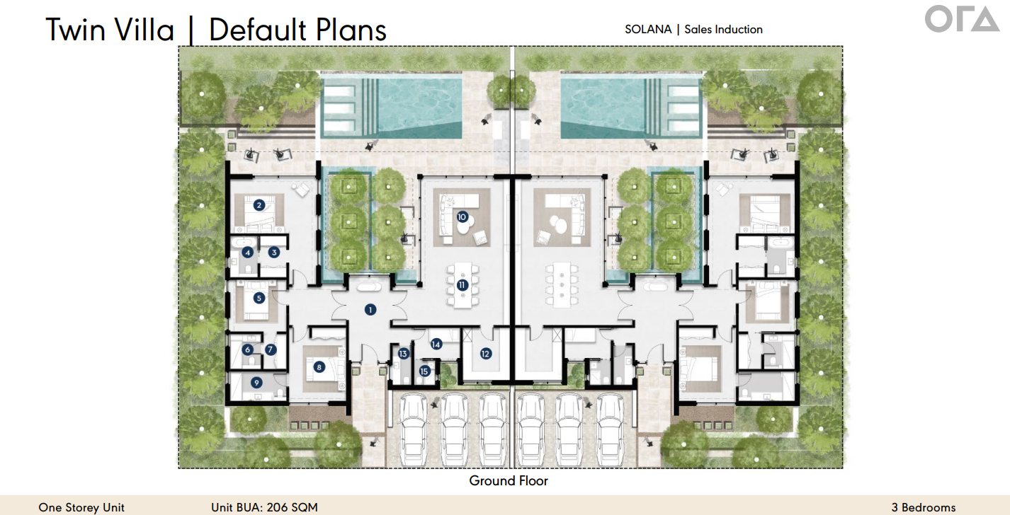 Floor plan for  at Solana