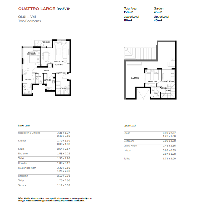 Floor plan for duplex at Trio