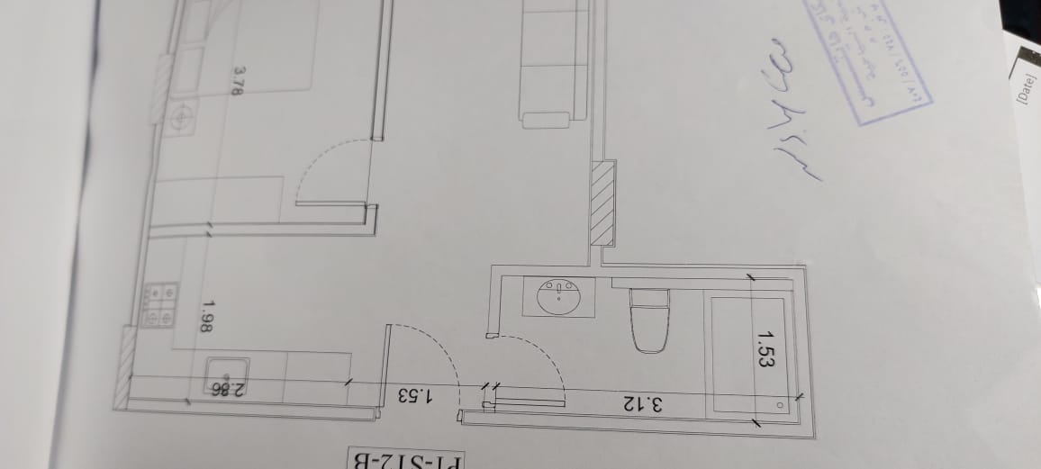 Floor plan for chalet at Ein Hills