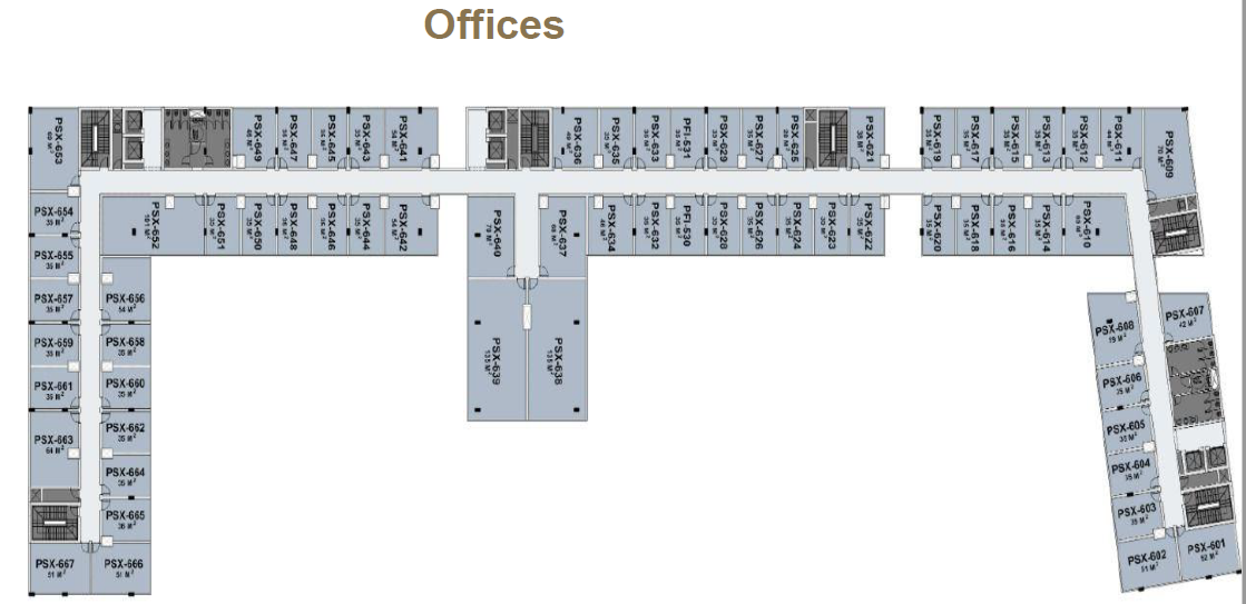 Floor plan for  at The Loft Plaza