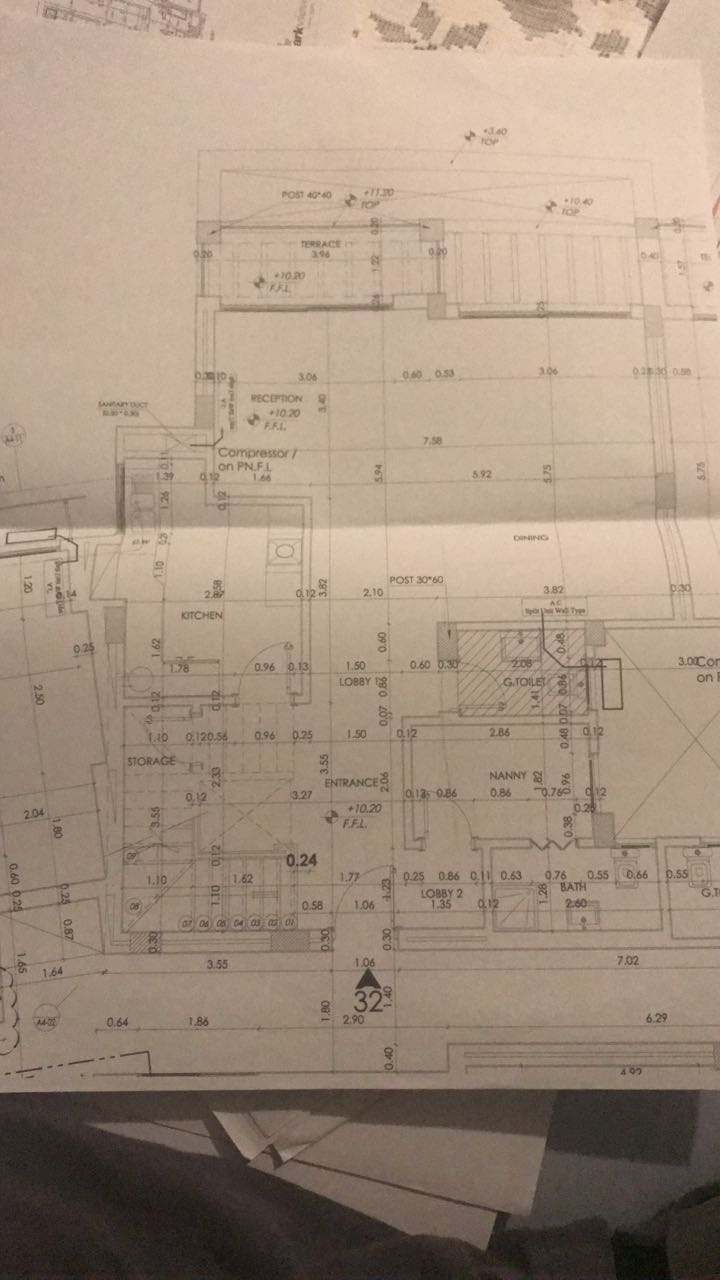 Floor plan for penthouse at Park View - Haptown