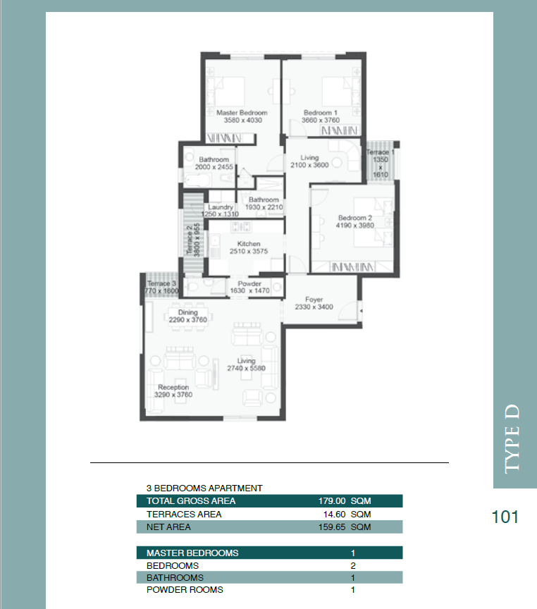Floor plan for apartment at Ashgar City