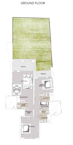 Floor plan for apartment at Jefaira