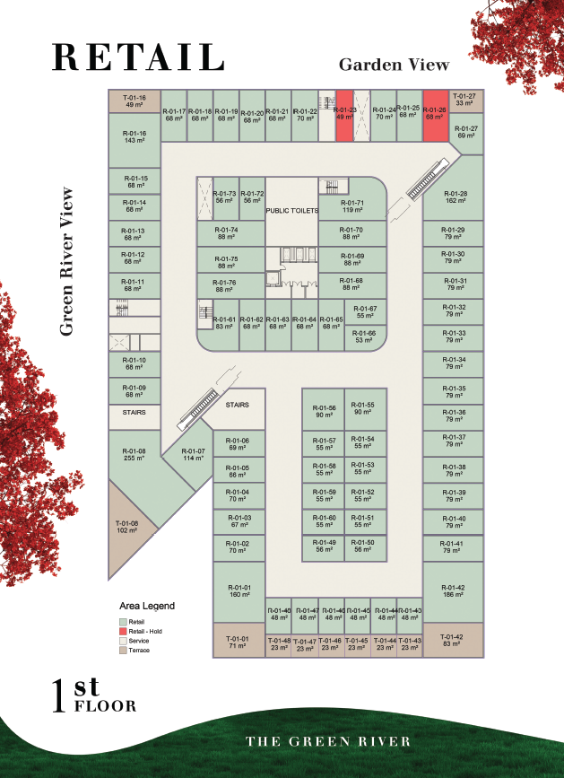 Floor plan for  at Modon Green River Tower