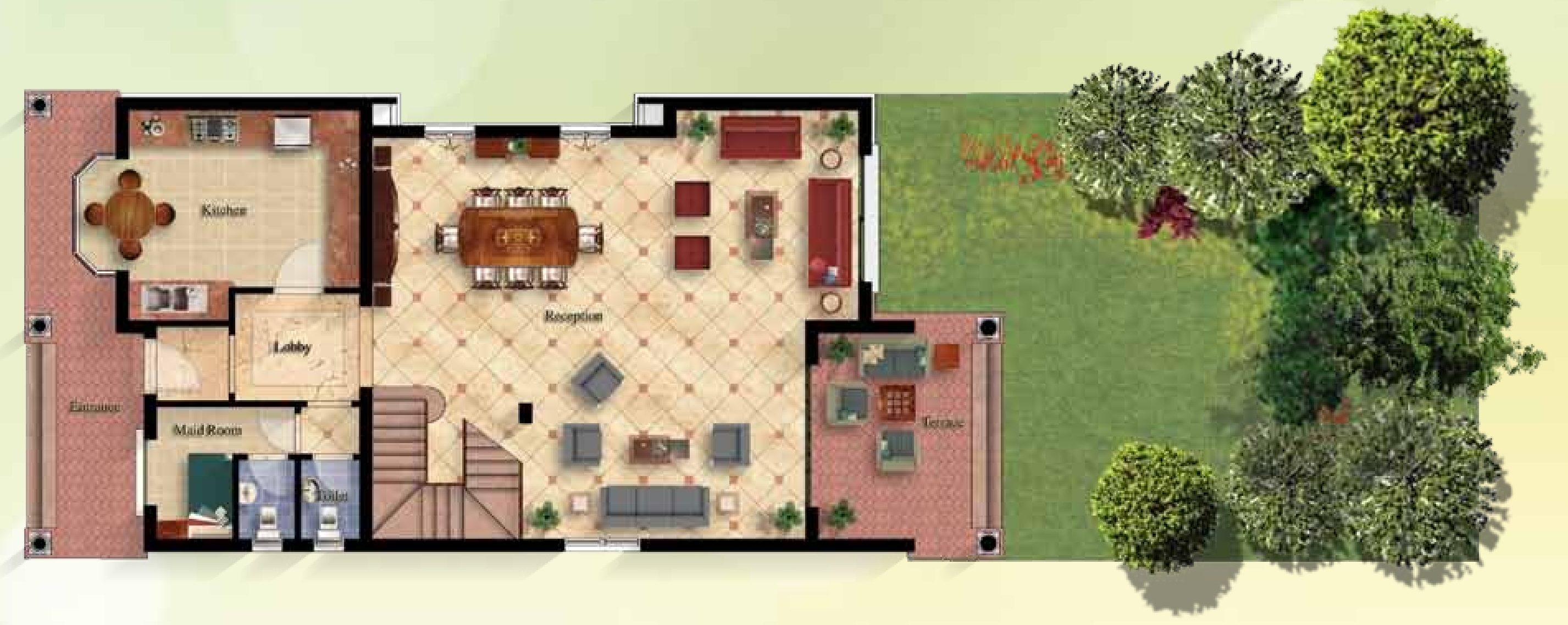 Floor plan for villa at Mountain View October Park