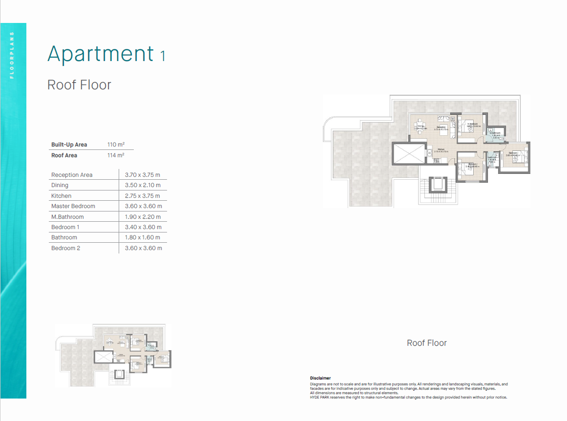 Floor plan for chalet at Hyde Park North - Seashore