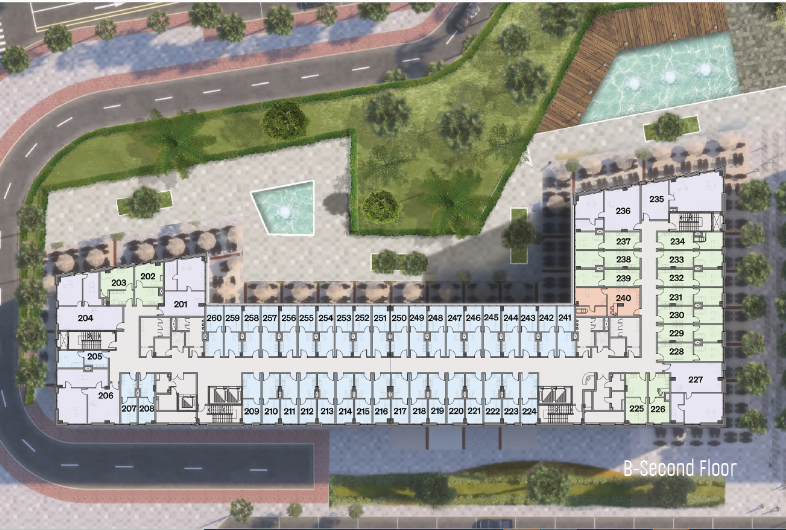 Floor plan for  at Castle Gate
