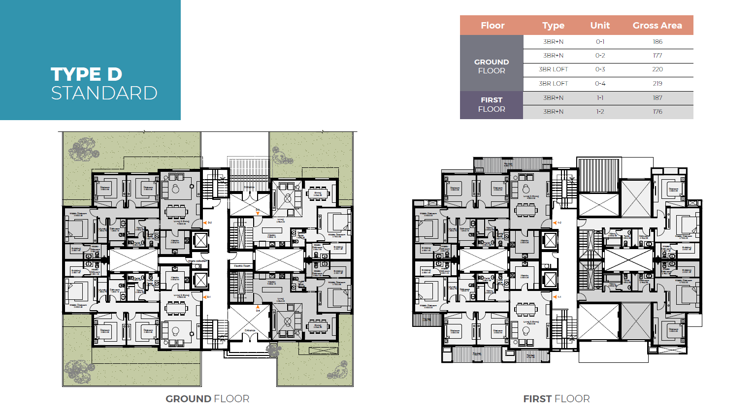 Floor plan for apartment at O West Orascom
