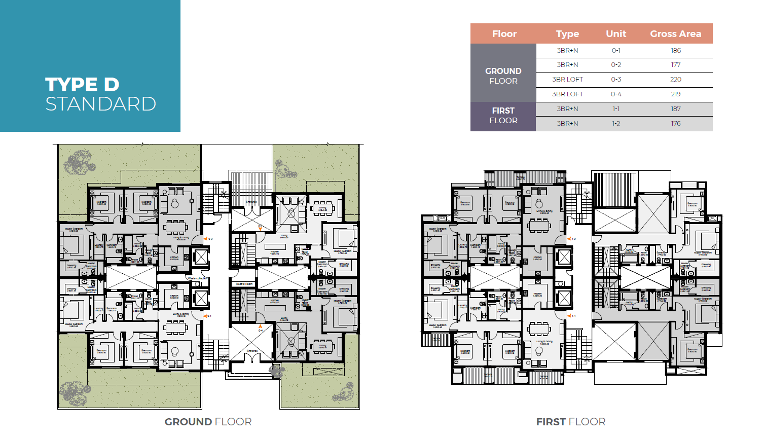 Floor plan for apartment at O West Orascom