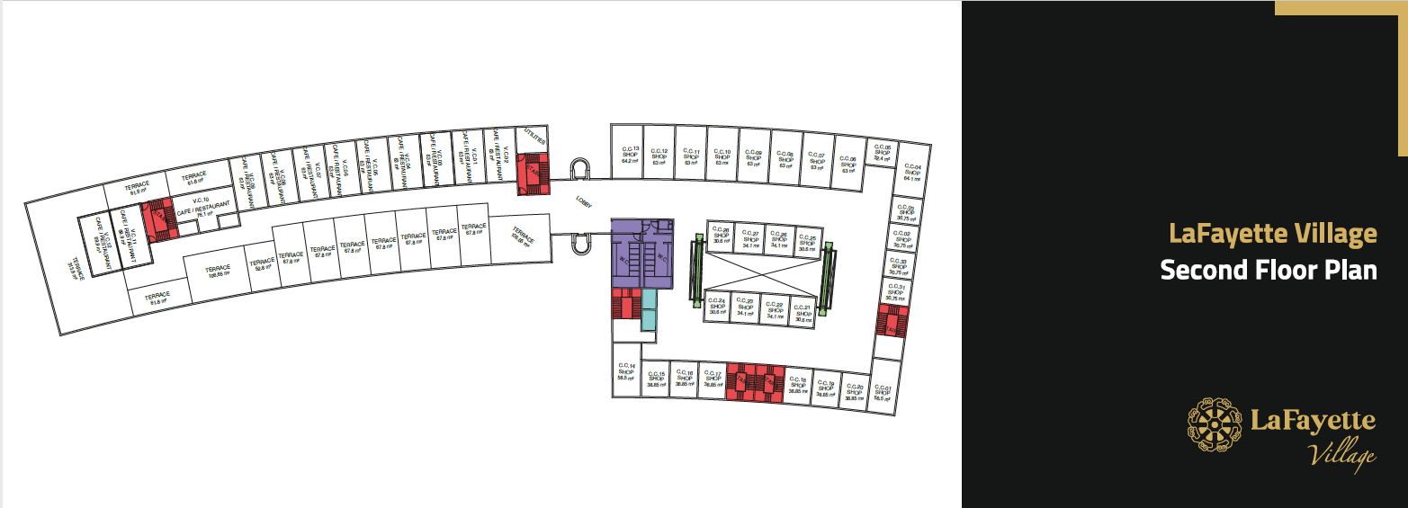 Floor plan for  at La Fayette Village