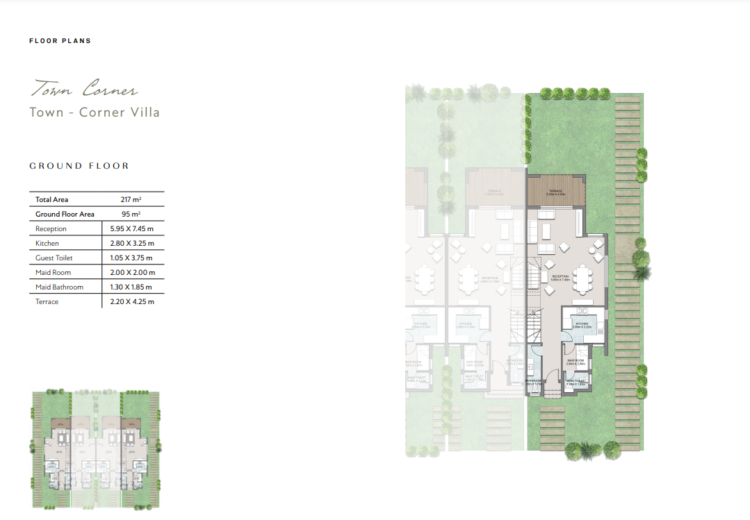 Floor plan for townhouse at Grand Park
