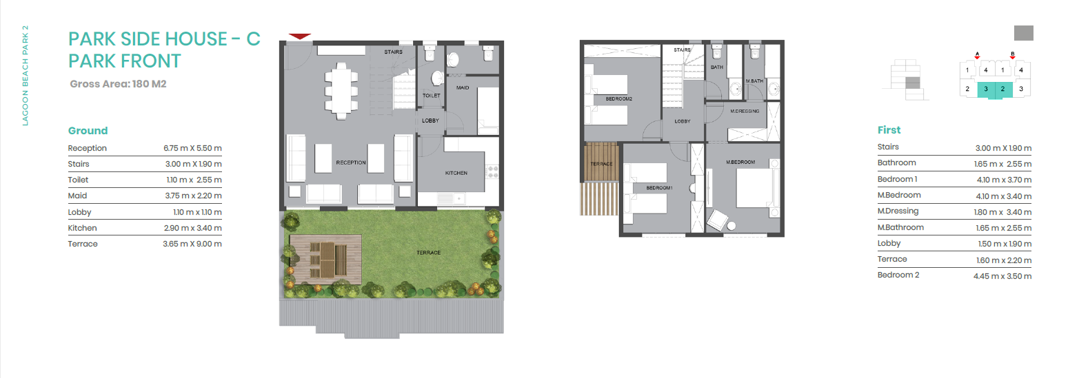 Floor plan for villa at Lagoon Beach Park Mountain View I-City October