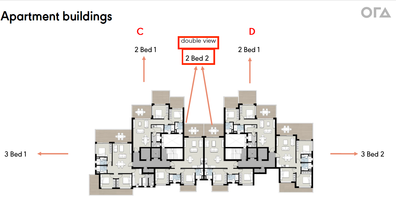 Floor plan for apartment at Silvertown Silversands