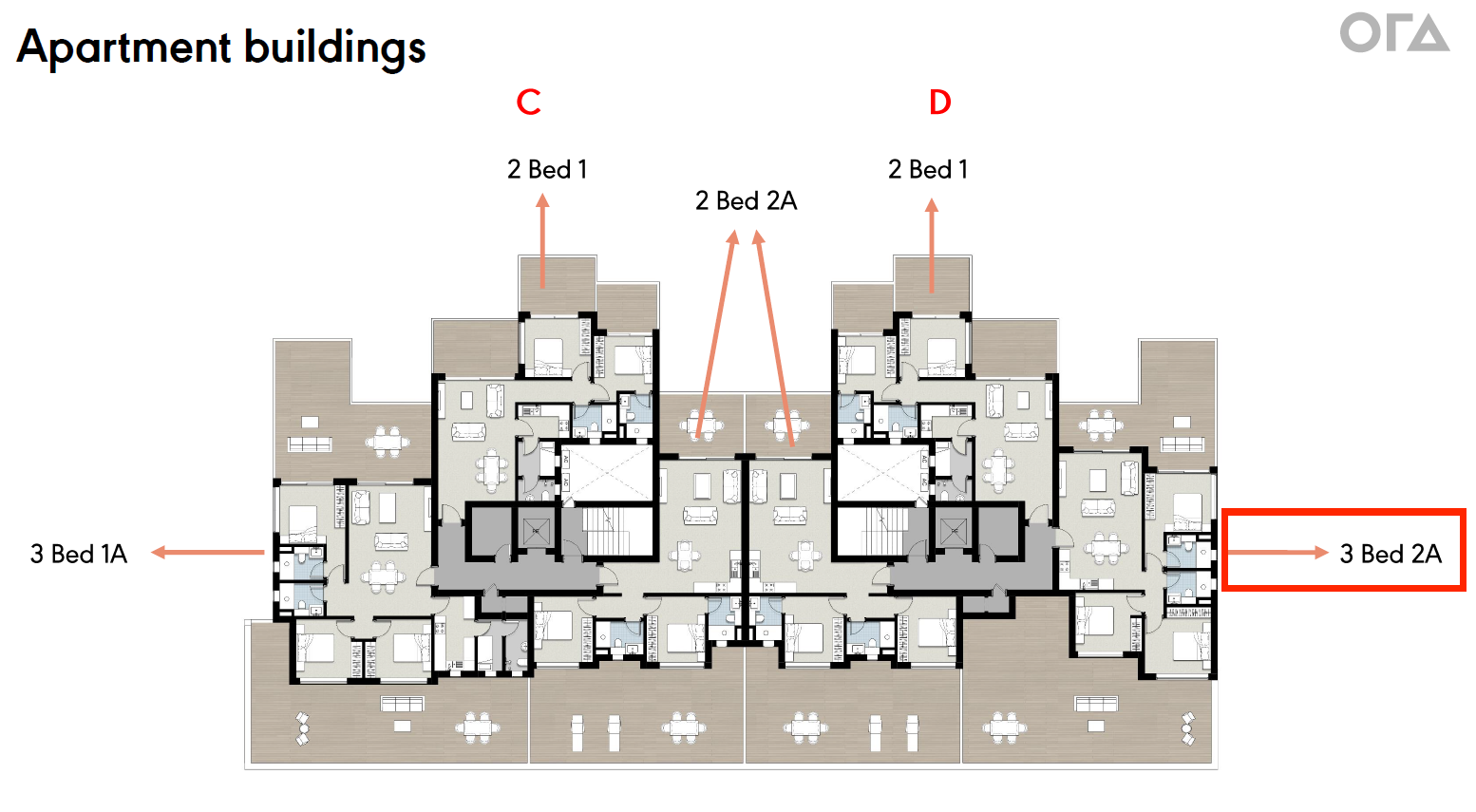 Floor plan for apartment at Silvertown Silversands