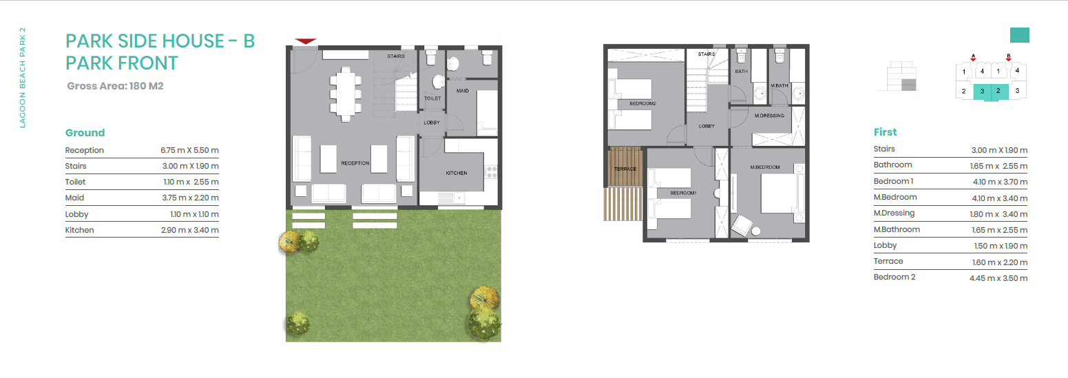 Floor plan for villa at Lagoon Beach Park Mountain View I-City October