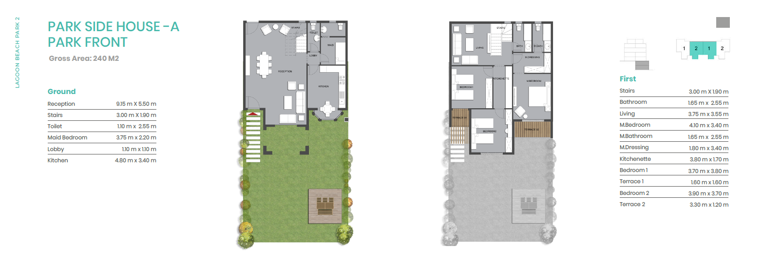 Floor plan for villa at Lagoon Beach Park Mountain View I-City October
