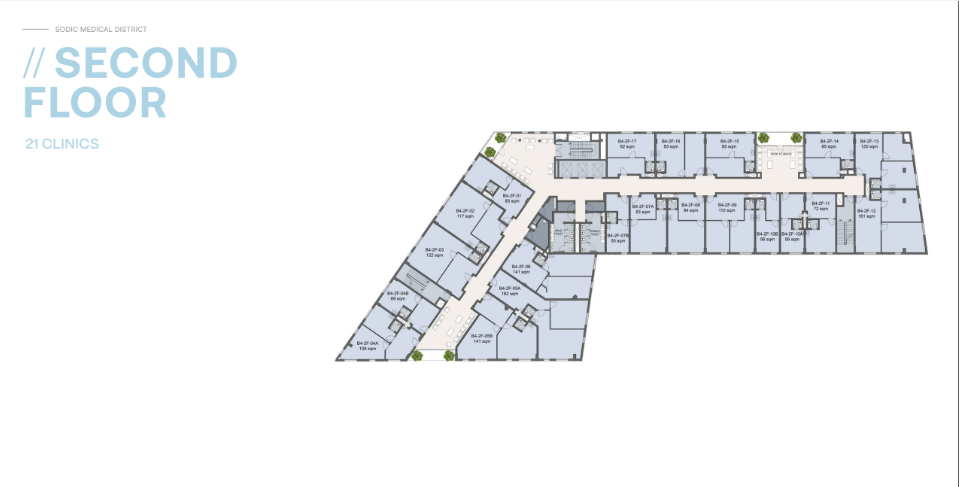 Floor plan for  at Westown Hub