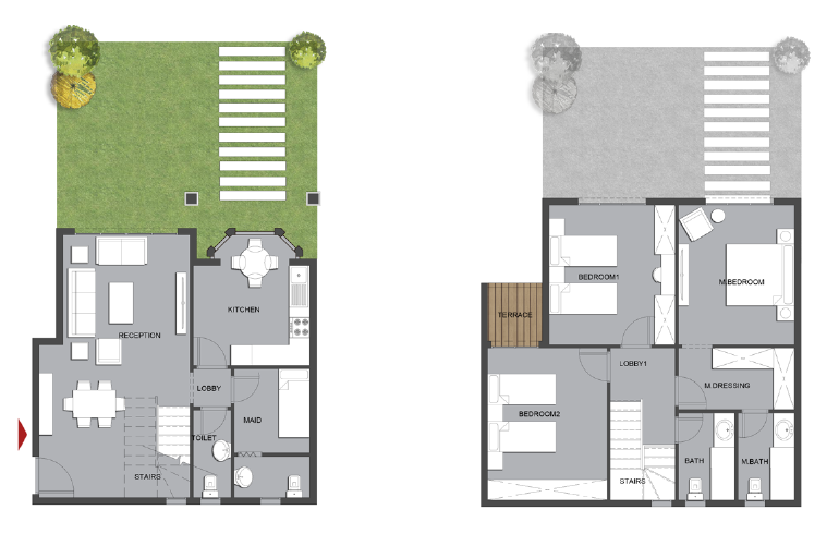 Floor plan for duplex at Lagoon Beach Park Mountain View I-City October