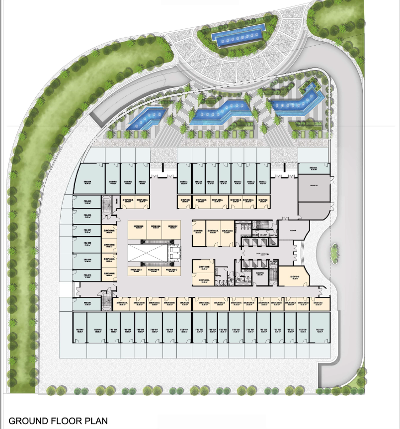 Floor plan for  at Taj Tower
