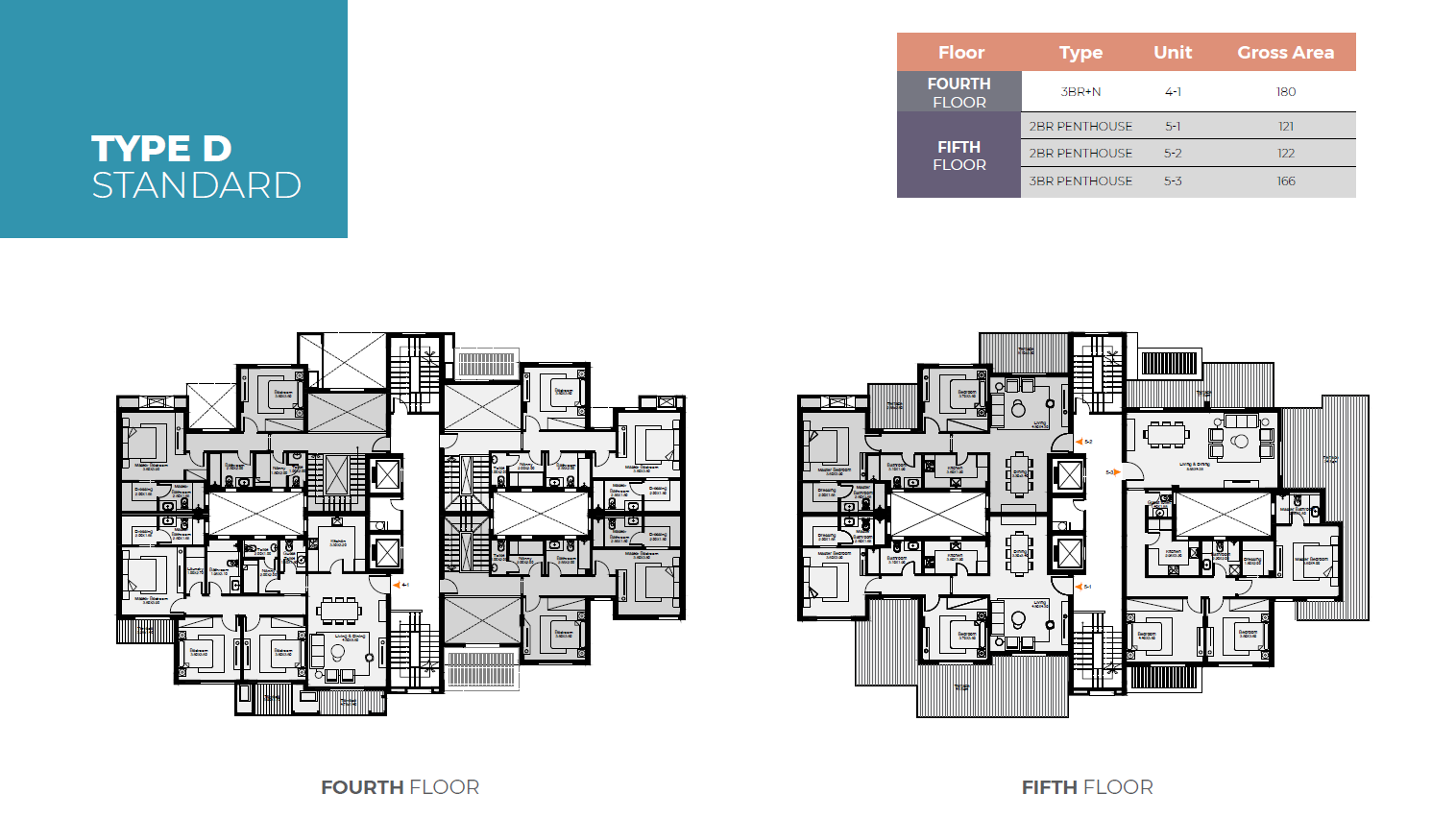 Floor plan for penthouse at O West Orascom